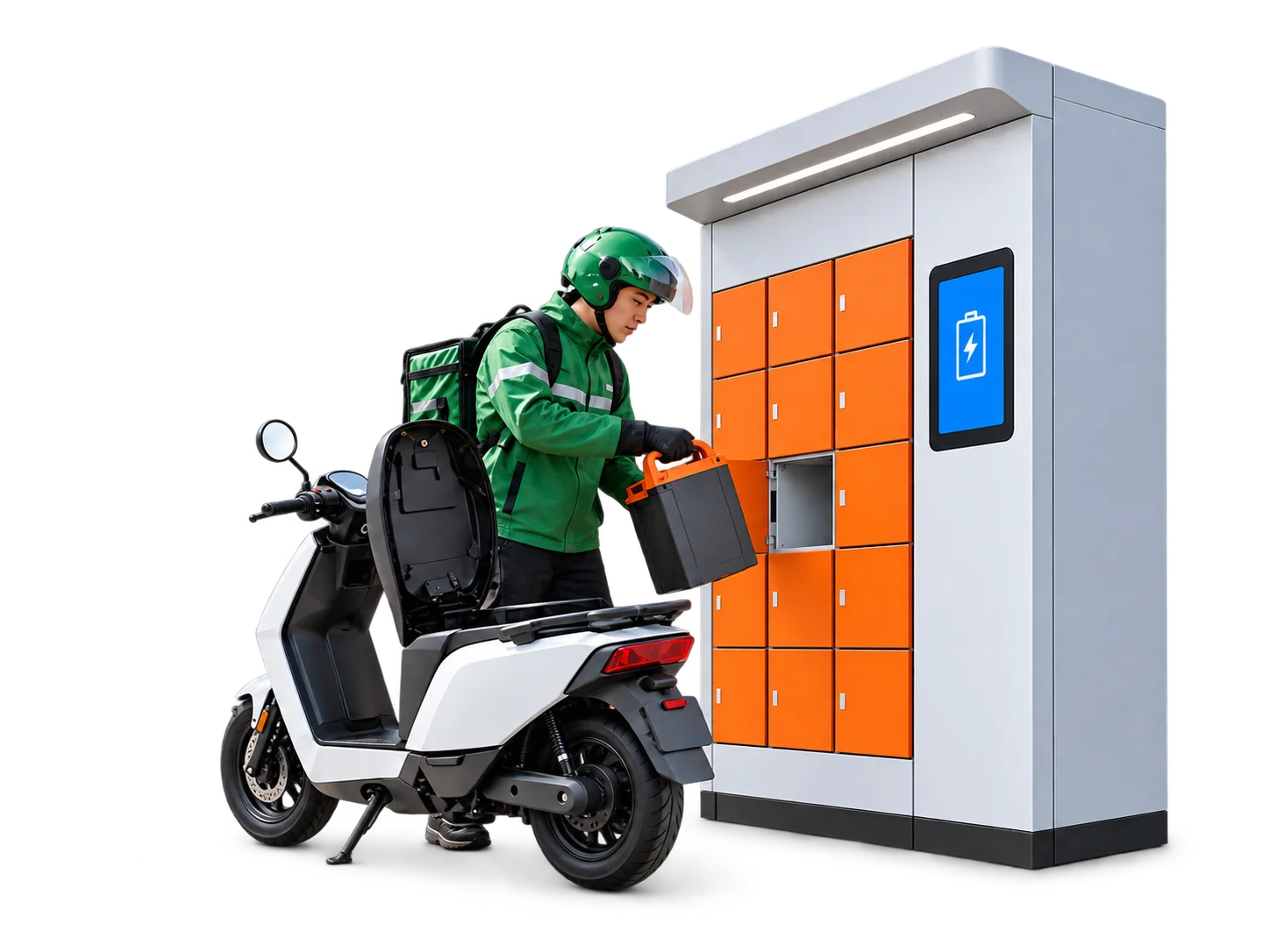 广劲动力电动两轮车 / 换电电池产品展示